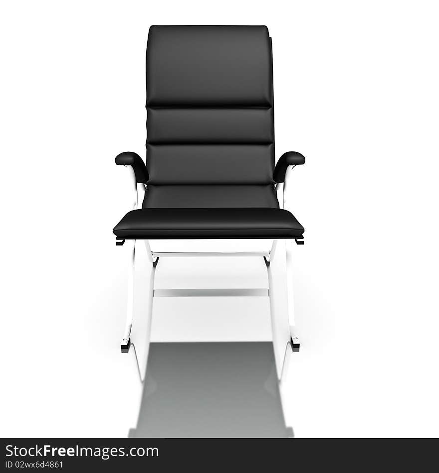 High resolution 3d render of a modern chair