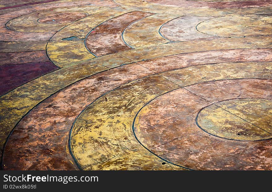 Grunge color of floor using for your background