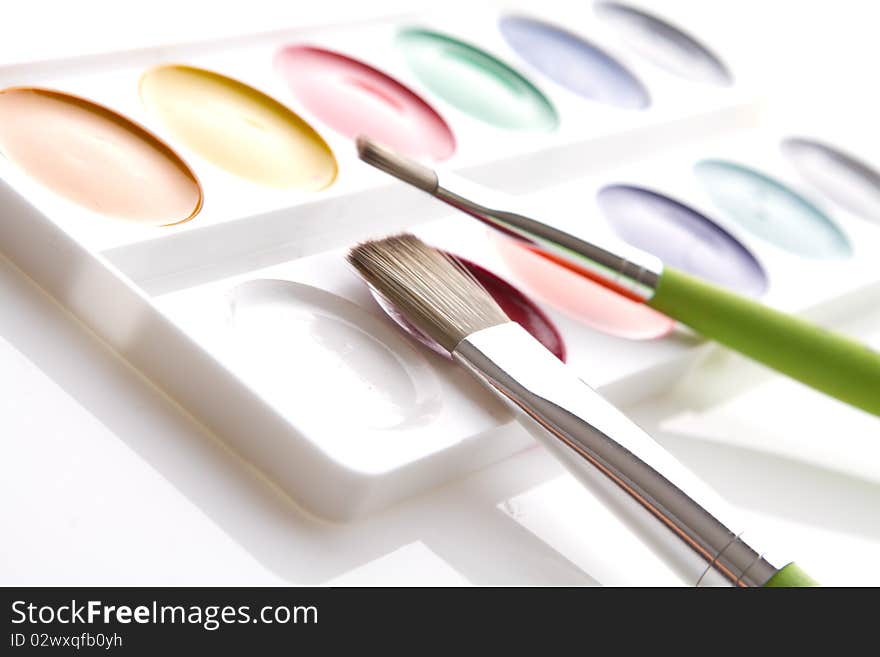 Water colour paints