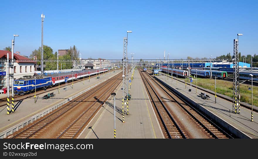 Railway station panorama