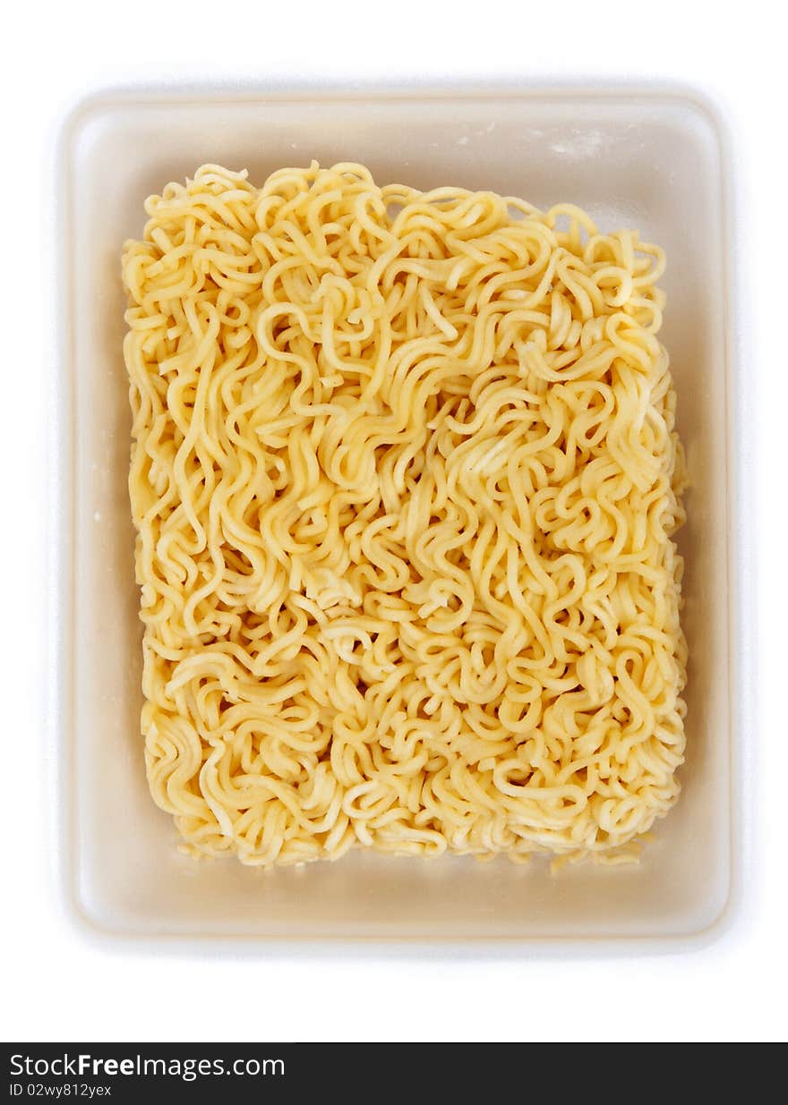 Dry Noodles Of The Quick Preparation