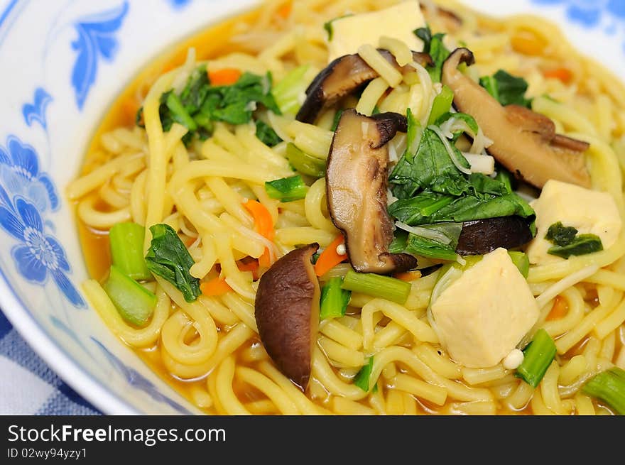 Macro shot of traditional dish in Chinese restaurant.