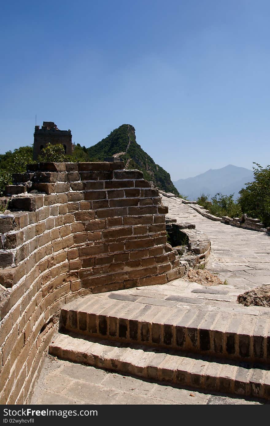 Famous great wall at Simatai near Beijing, China