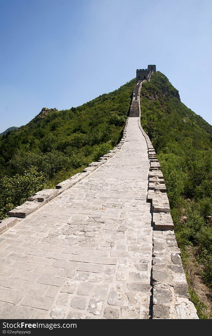 Famous great wall at Simatai near Beijing, China. Famous great wall at Simatai near Beijing, China