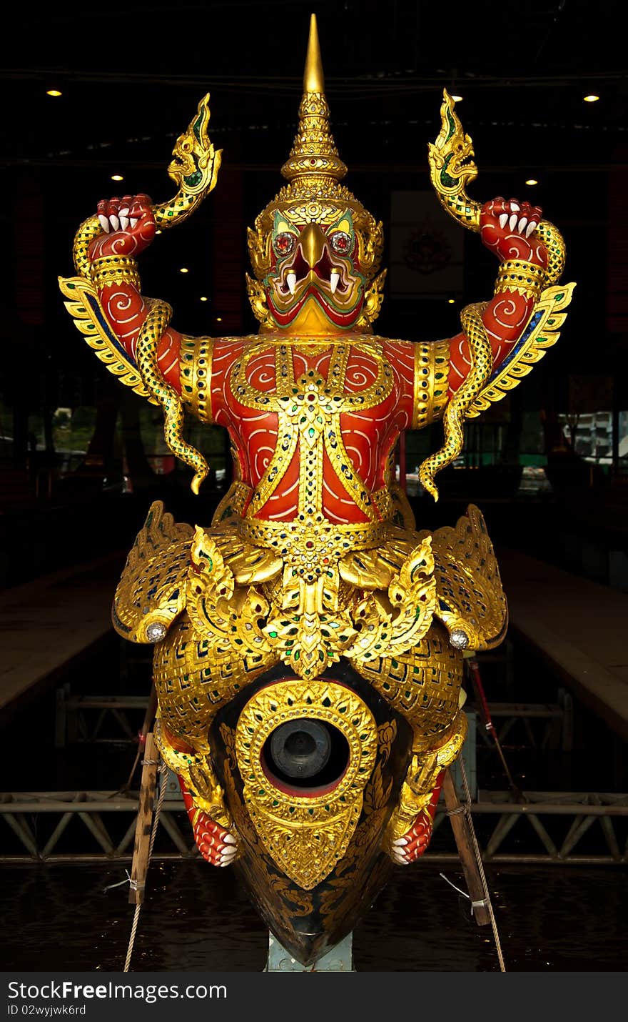 Thai royal prow art image of garuda