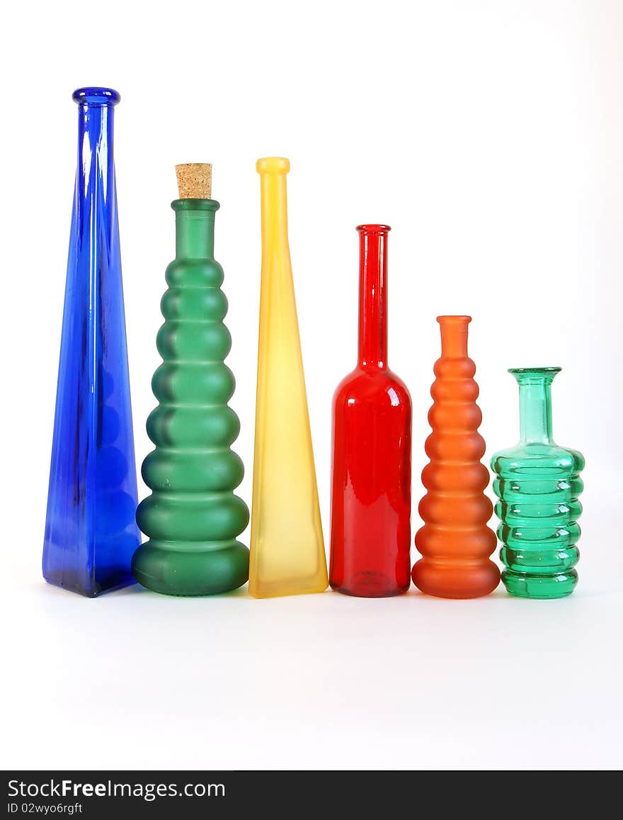 Colored Glass Vase