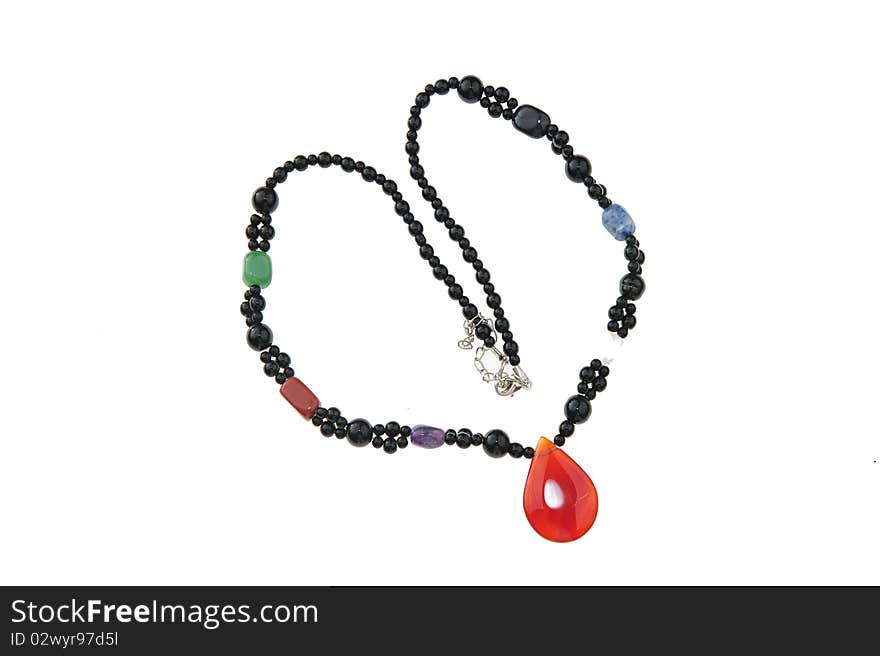 Gem necklace jewelery