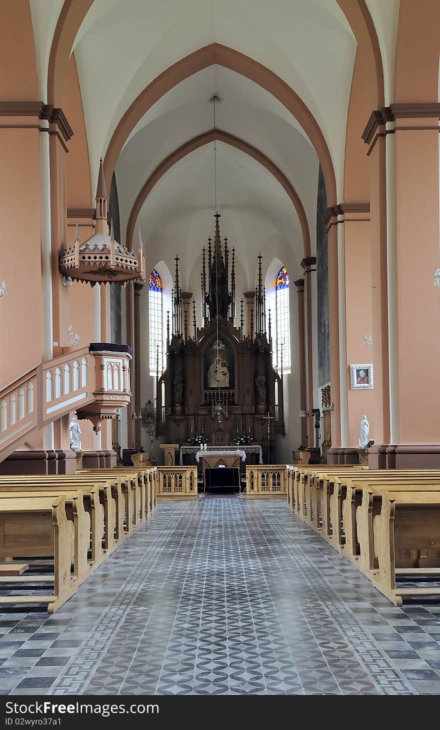 Ancient Church At Kernave