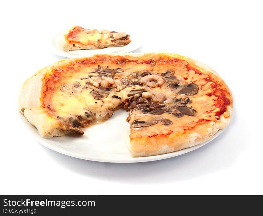 Pizza With Mushrooms