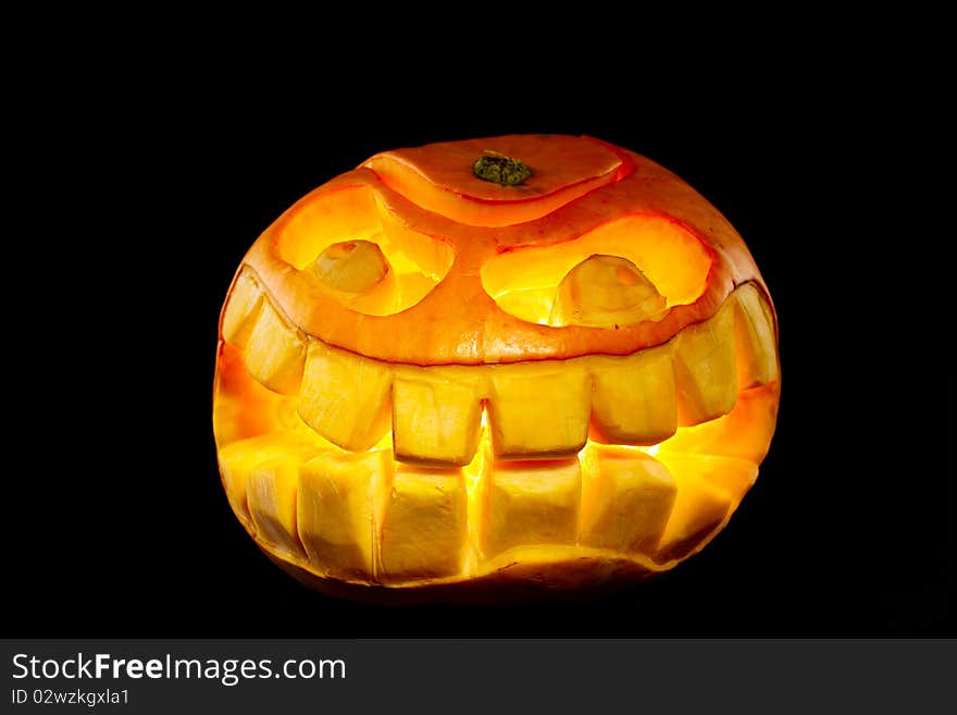 Orange Smiling Pumpkin