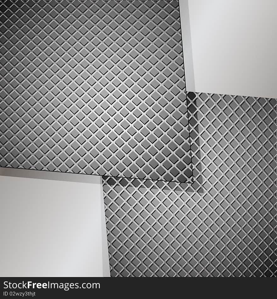 Abstract metal background. Vector illustration.