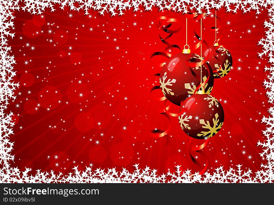 Graphic illustration of Christmas Decoration