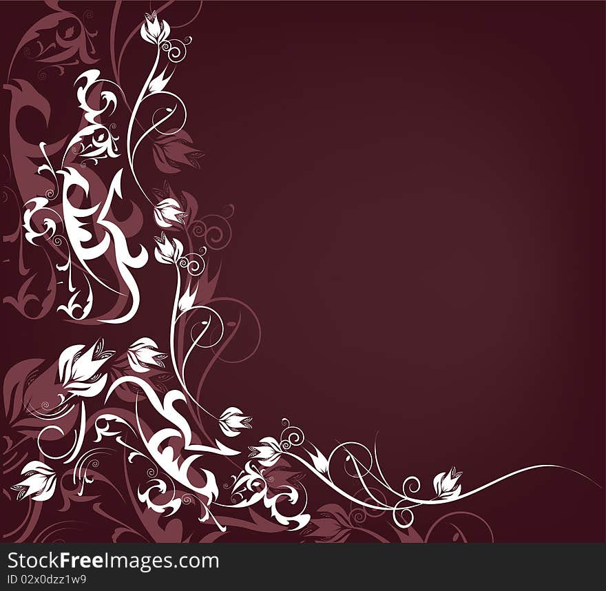 Flowers decorative design