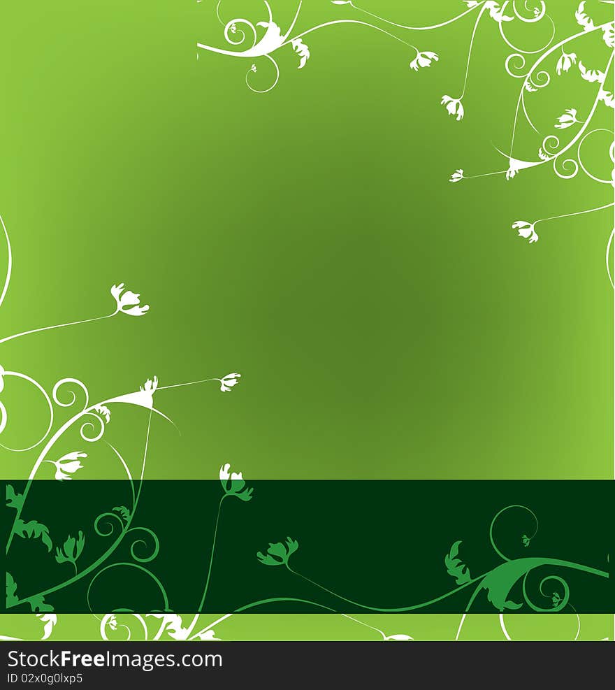 Decorative green design