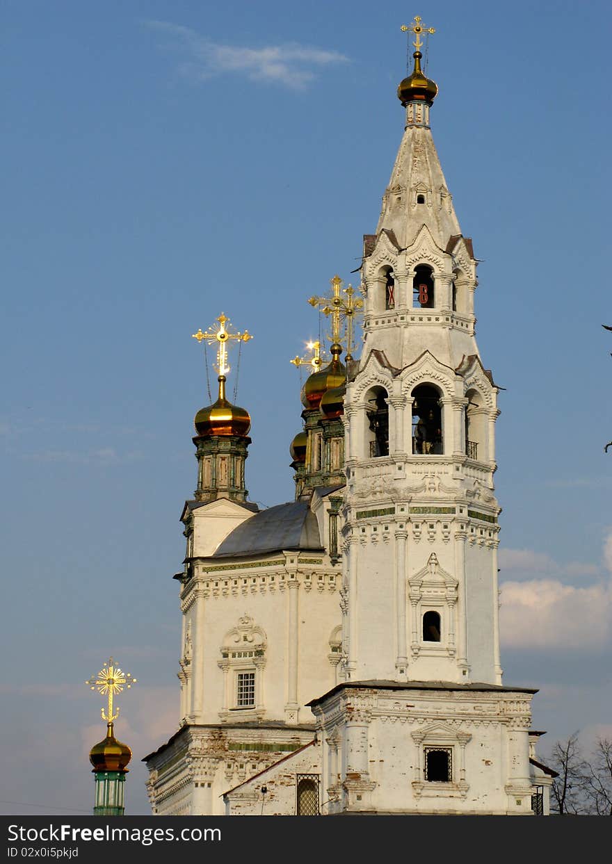 Trinity Cathedral in Verhoturie built in the very beginning of the 18th century