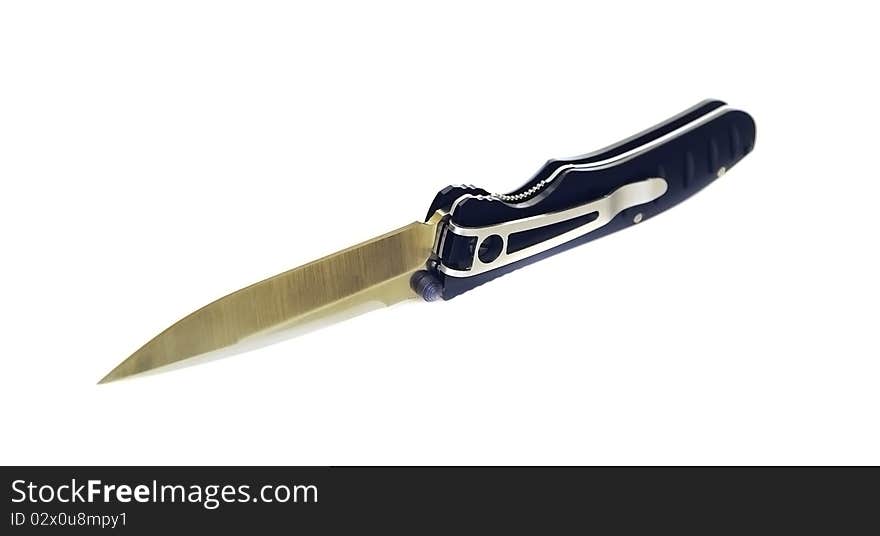 Knife on a white background