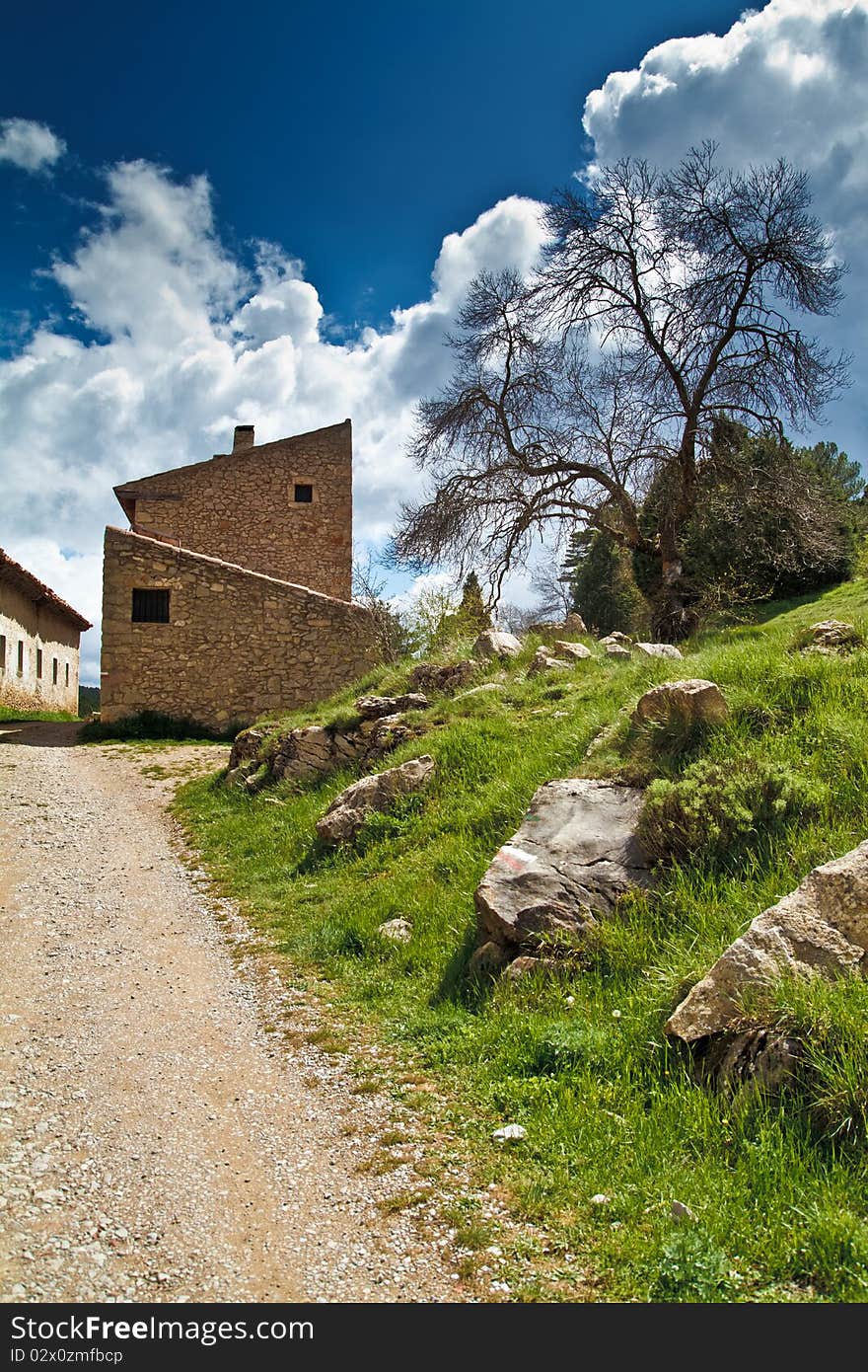 Medieval town in a province of Spain