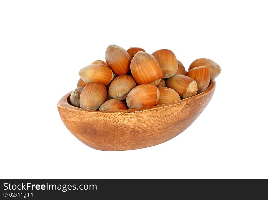 Hazelnuts In A Bowl