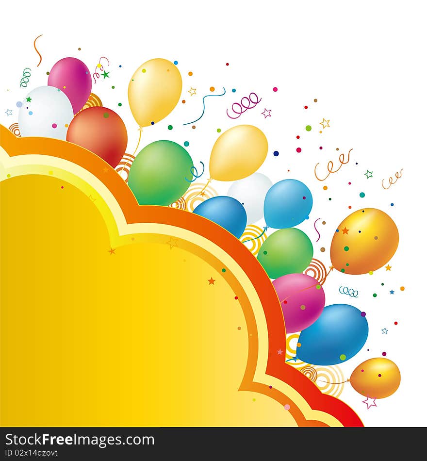 colorful balloon, celebration background. colorful balloon, celebration background