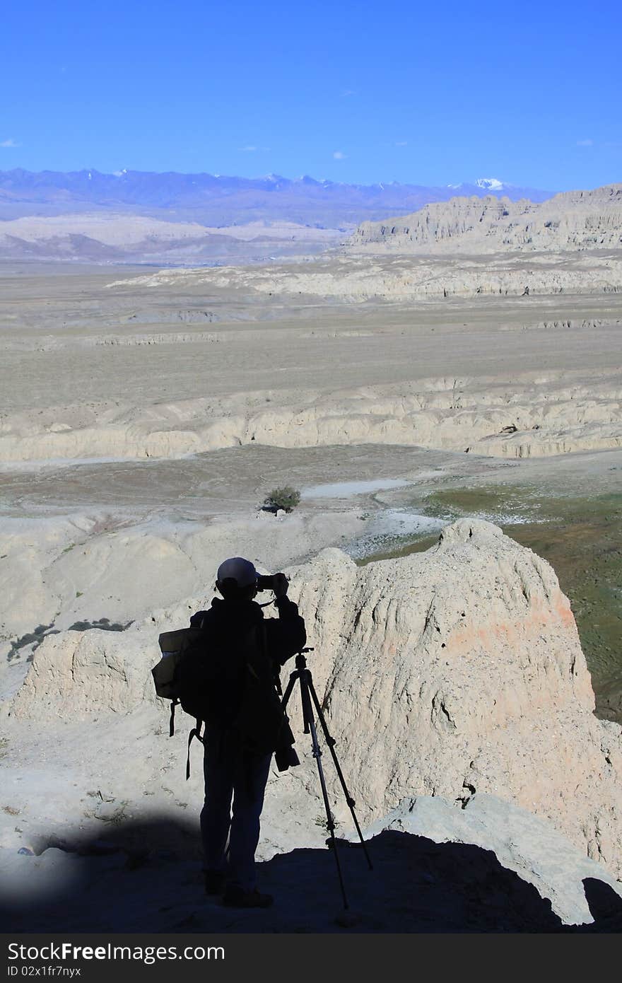 Photographer in Tibet