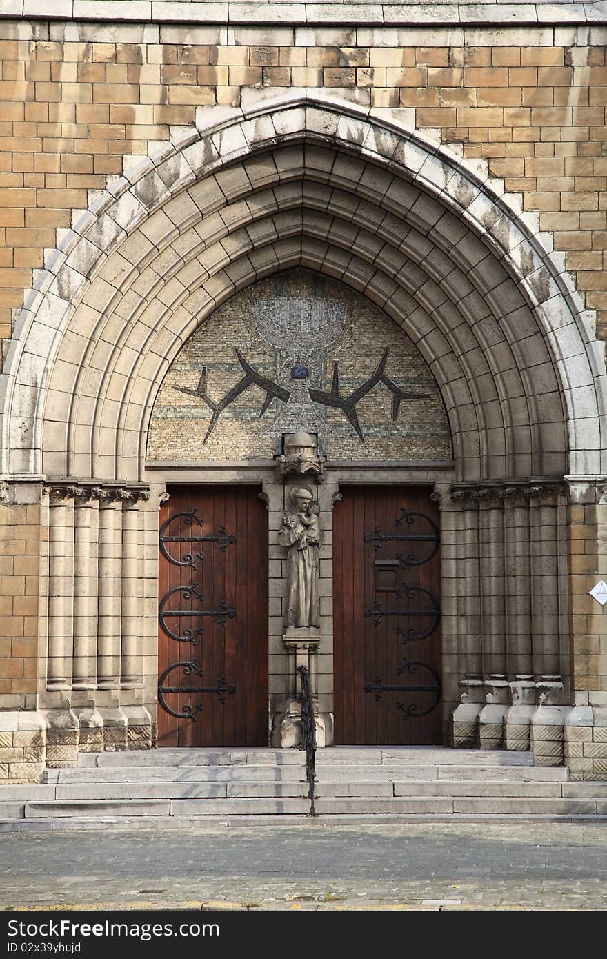 The gate of Sint Antonius Van Padua at Antwerp