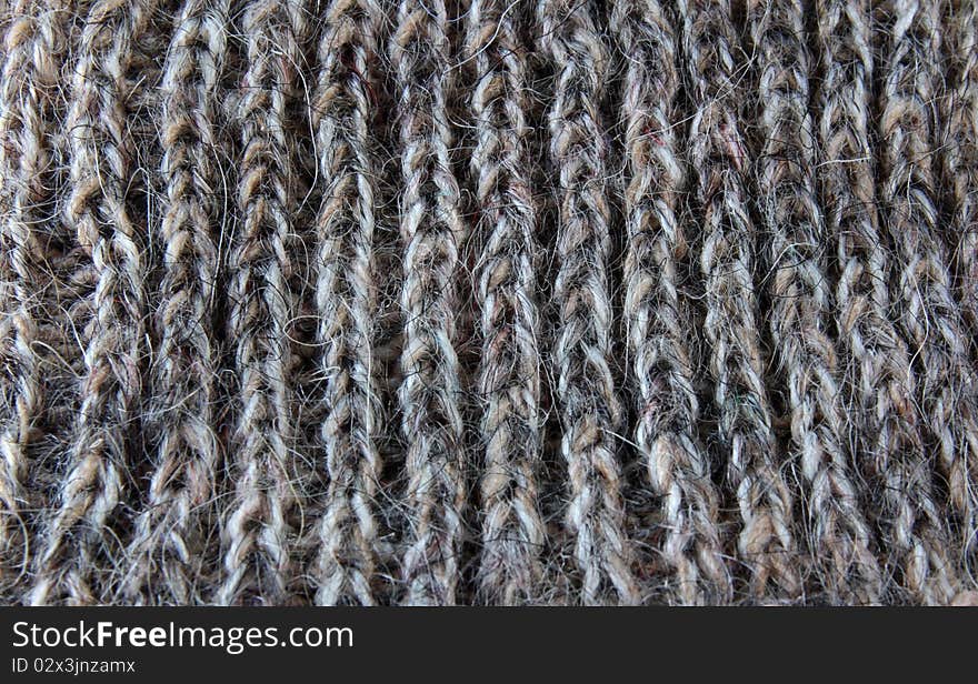 Close up woolen texture as background