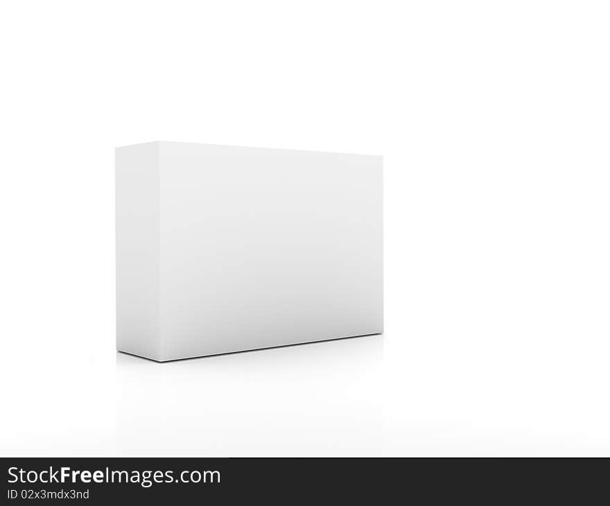 Empty box advertising (High Resolution Image)