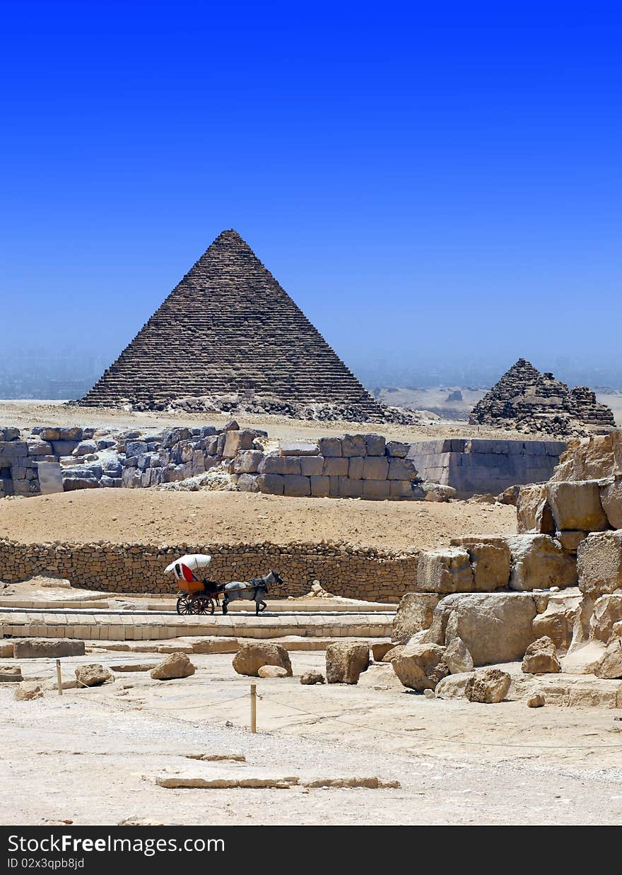 Sandstones and malmrocks from demolished ancient building in Egypt, pyramids. Sandstones and malmrocks from demolished ancient building in Egypt, pyramids