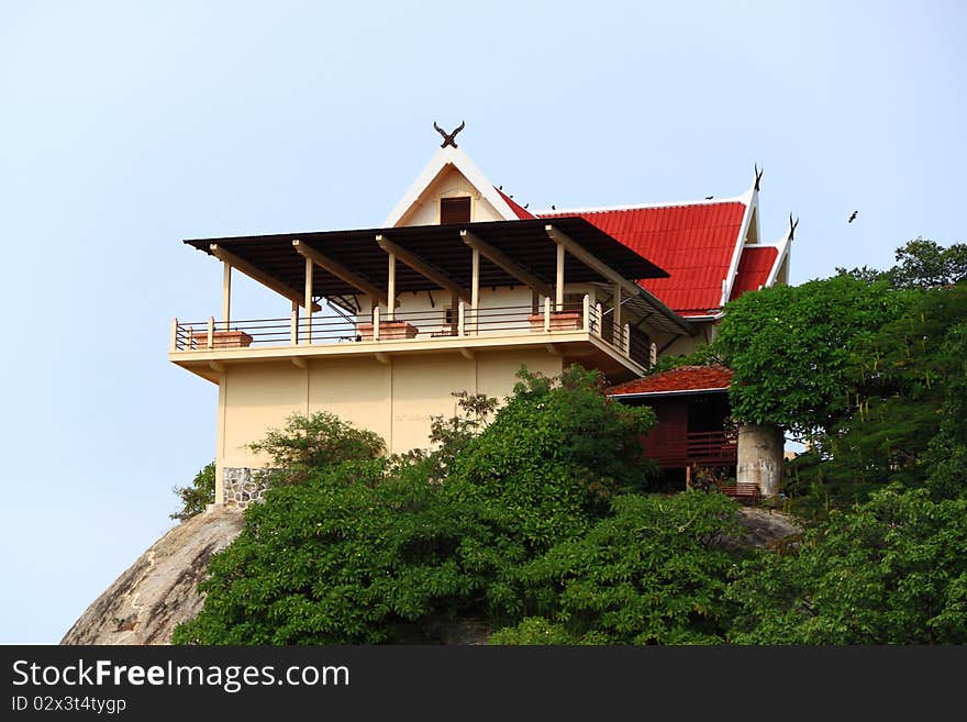 The church on the mountain in Thailand. The church on the mountain in Thailand.