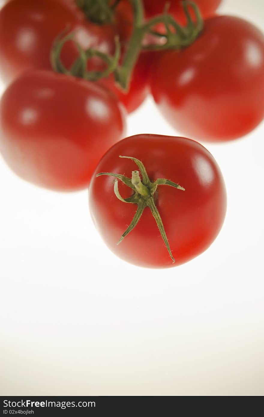 Tomatos one in front of others