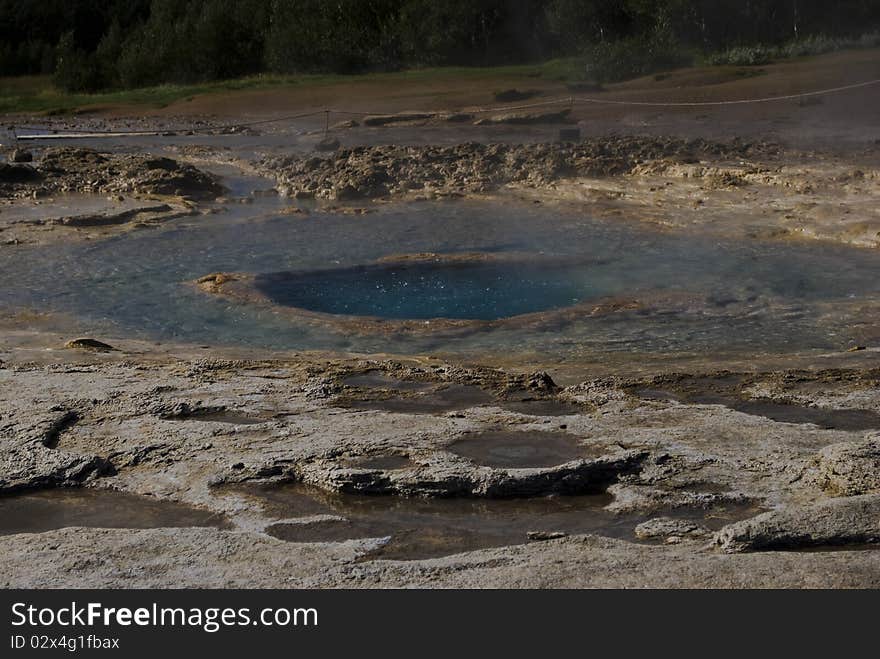 Strokkur Geyser Erupting