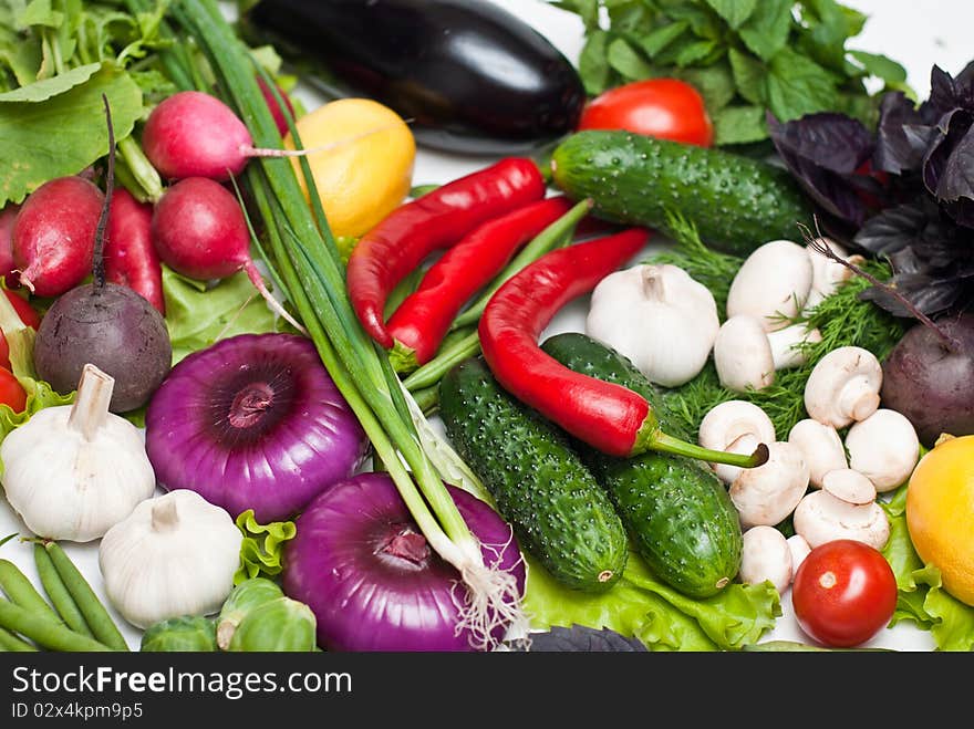 Fresh vegetables