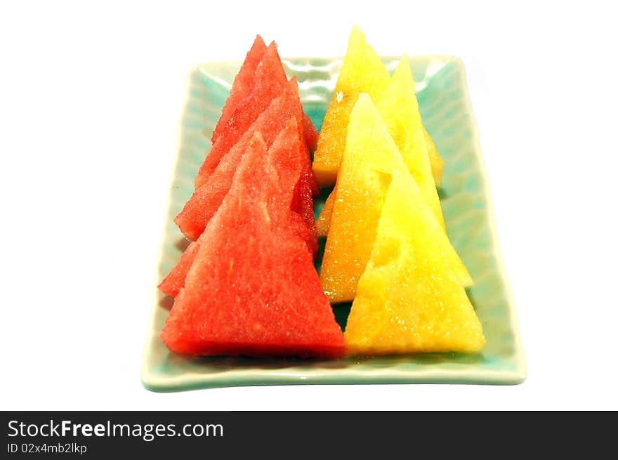 Red And Yellow Watermelon