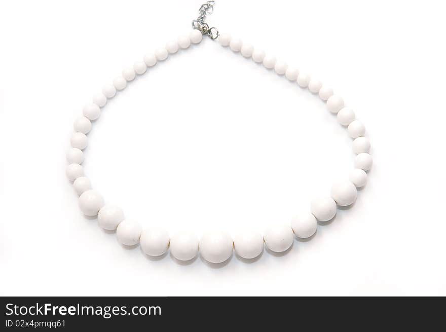 White bead