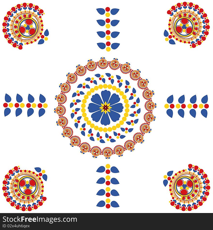 Abstract Rangoli Design