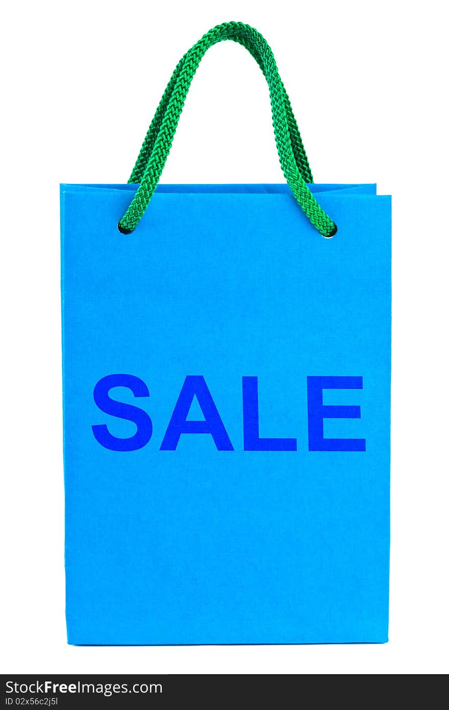 Shopping bag Sale isolated on white background