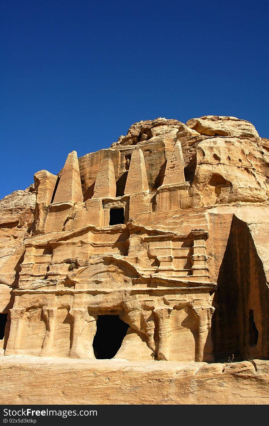 Scenery of the famous ancient site of Petra in Jordan. Scenery of the famous ancient site of Petra in Jordan.