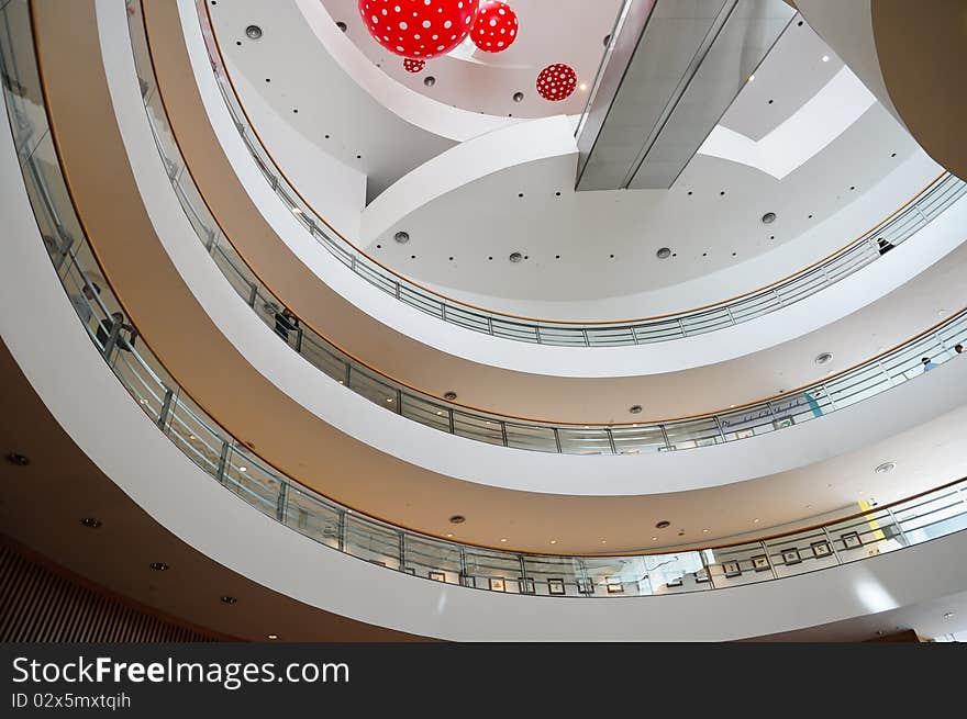 Interior at  Bangkok Art and Culture Centre, Thailand