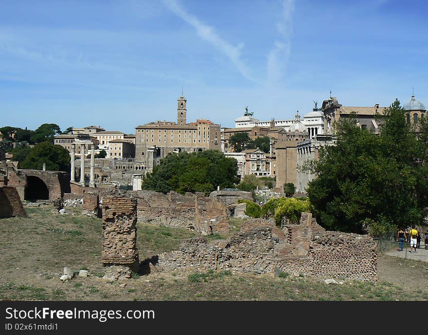 Rome - Forum Romanum ruins