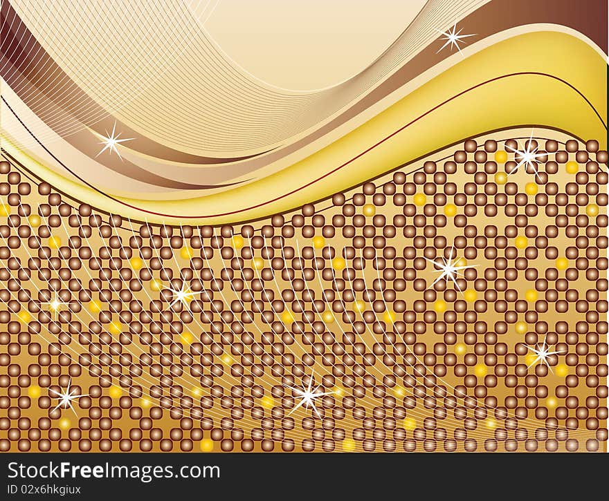 Mosaic color illustration a vector design