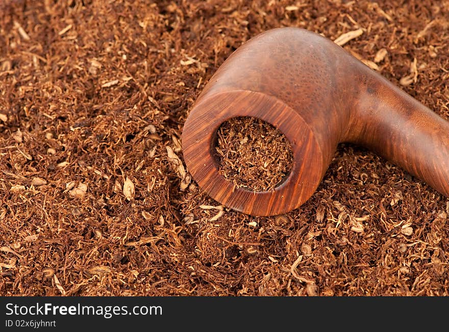 Pipe with tobacco