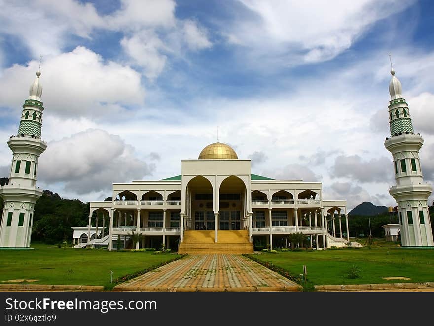 The place for muslim pray. The place for muslim pray