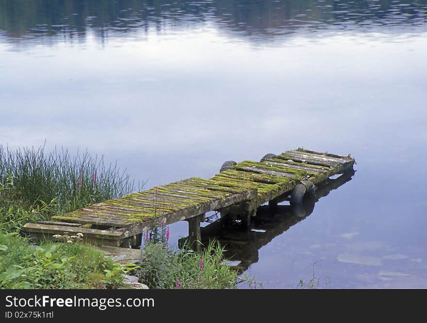 Rustic pier