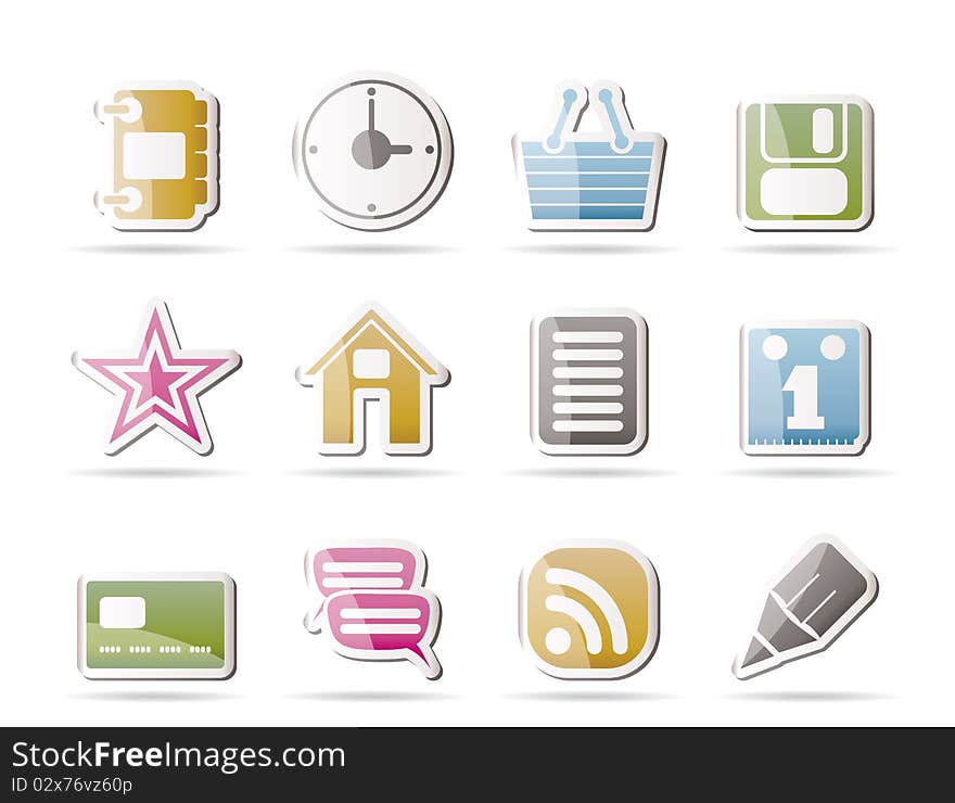 Internet and Website Icons