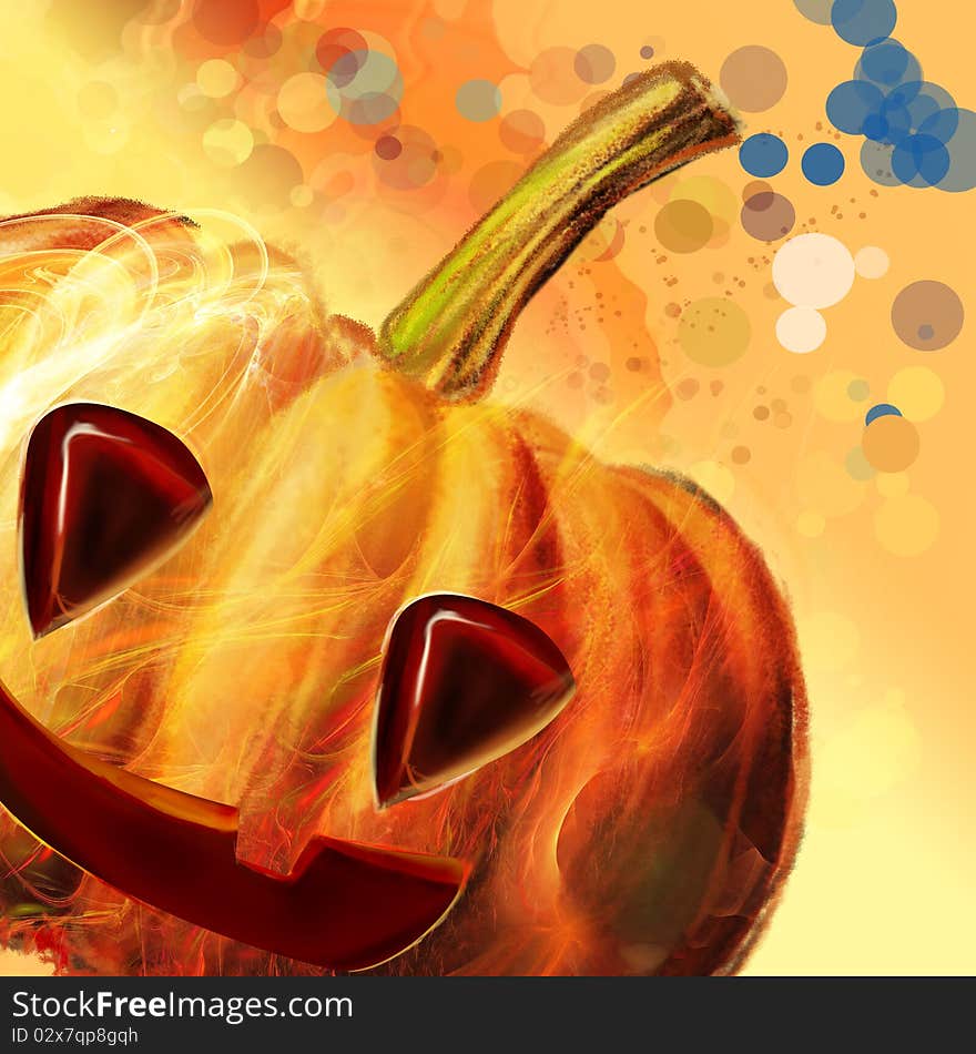 Halloween symbol-Pumpkin