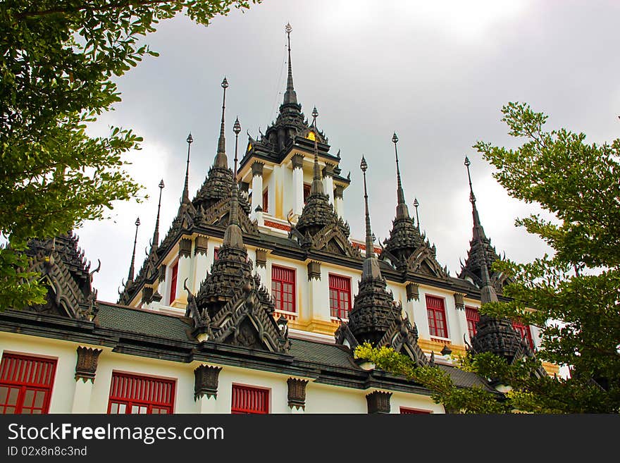 The beautiful temple in Thailand