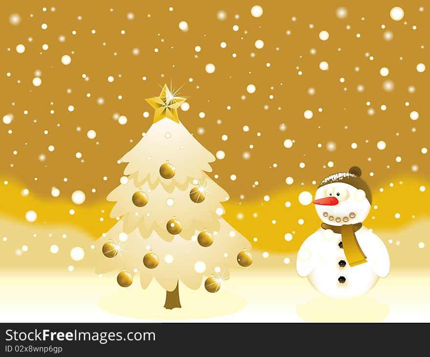 Christmas background for your greeting message