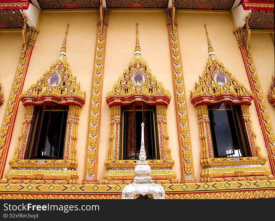 Thai arts at wat tawee temple. Thai arts at wat tawee temple