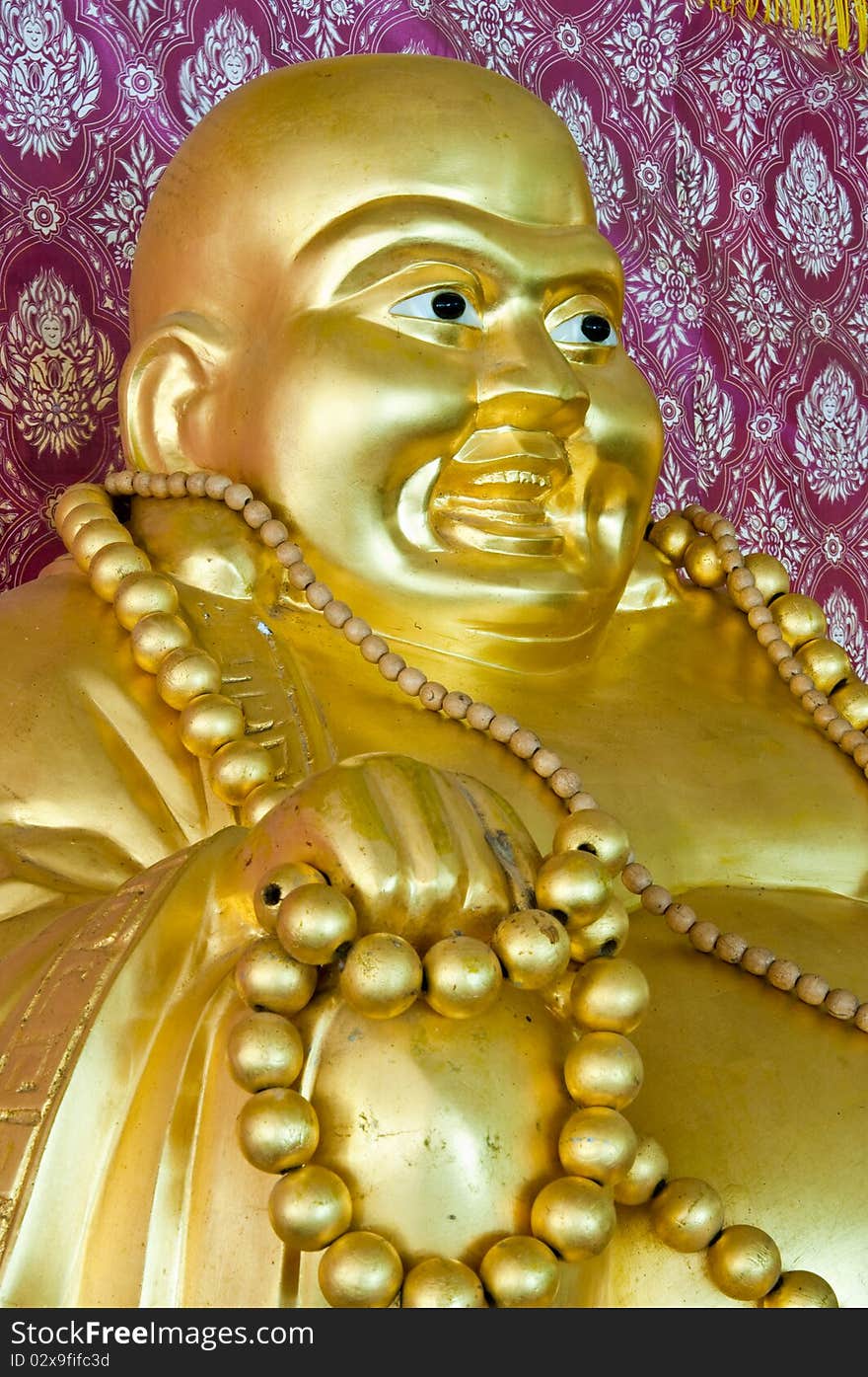 Smile buddha statue