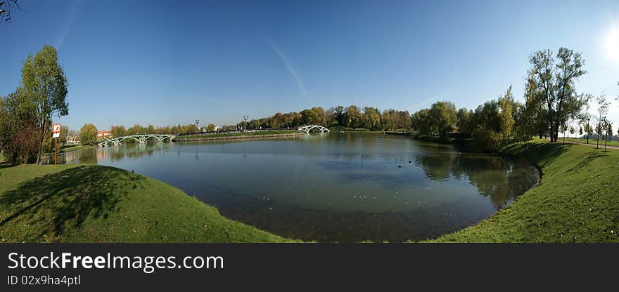 Tsaritsino museum and reserve in Moscow